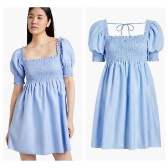Hill House Dresses & Skirts - Hill House Athena Light Blie Glitter Nap Dress Size XL